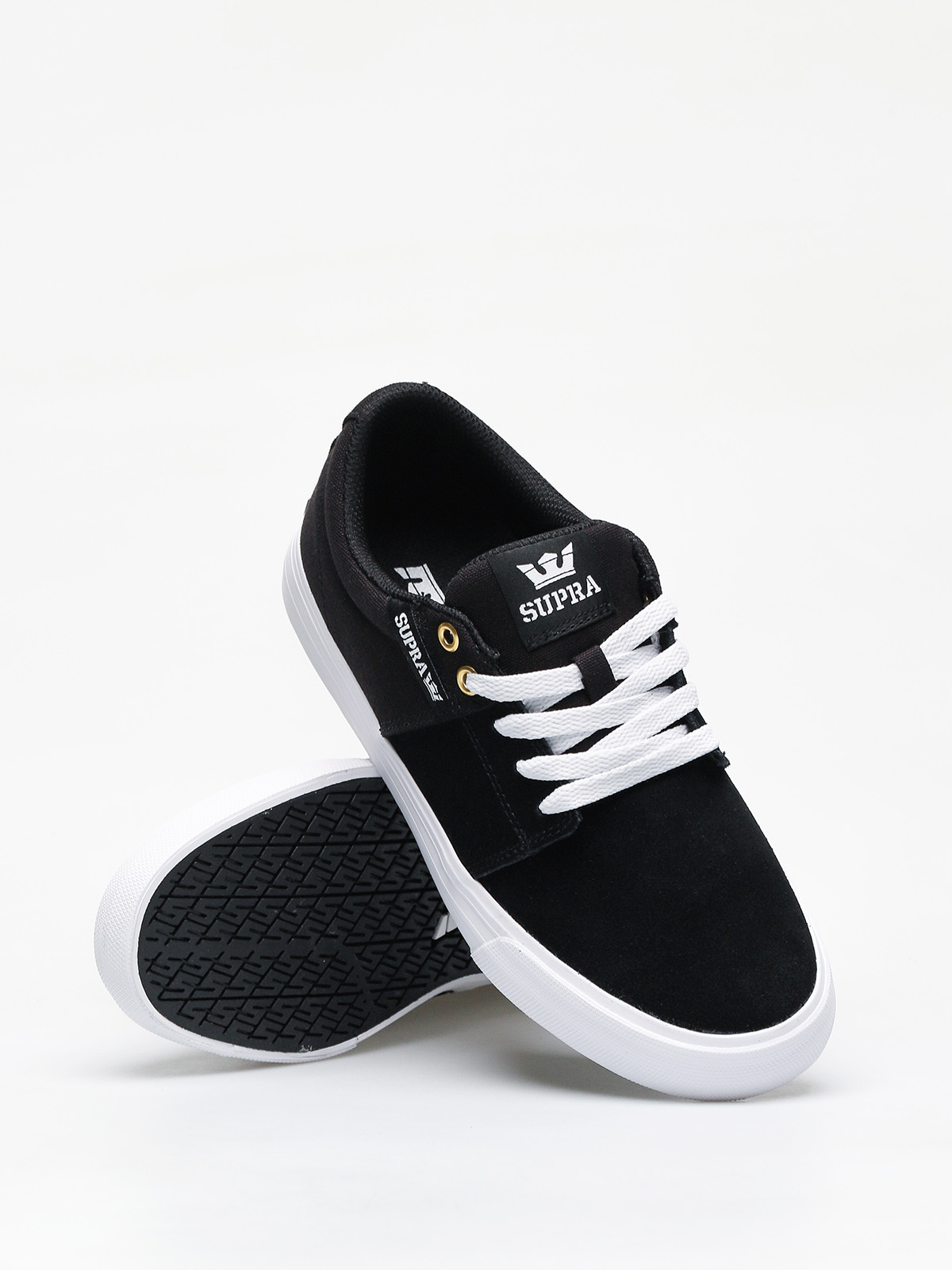 Buty Supra Stacks Vulc II (black/black white)