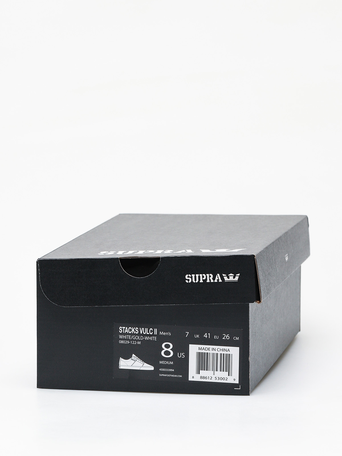 Buty Supra Stacks Vulc II (white/gold white)