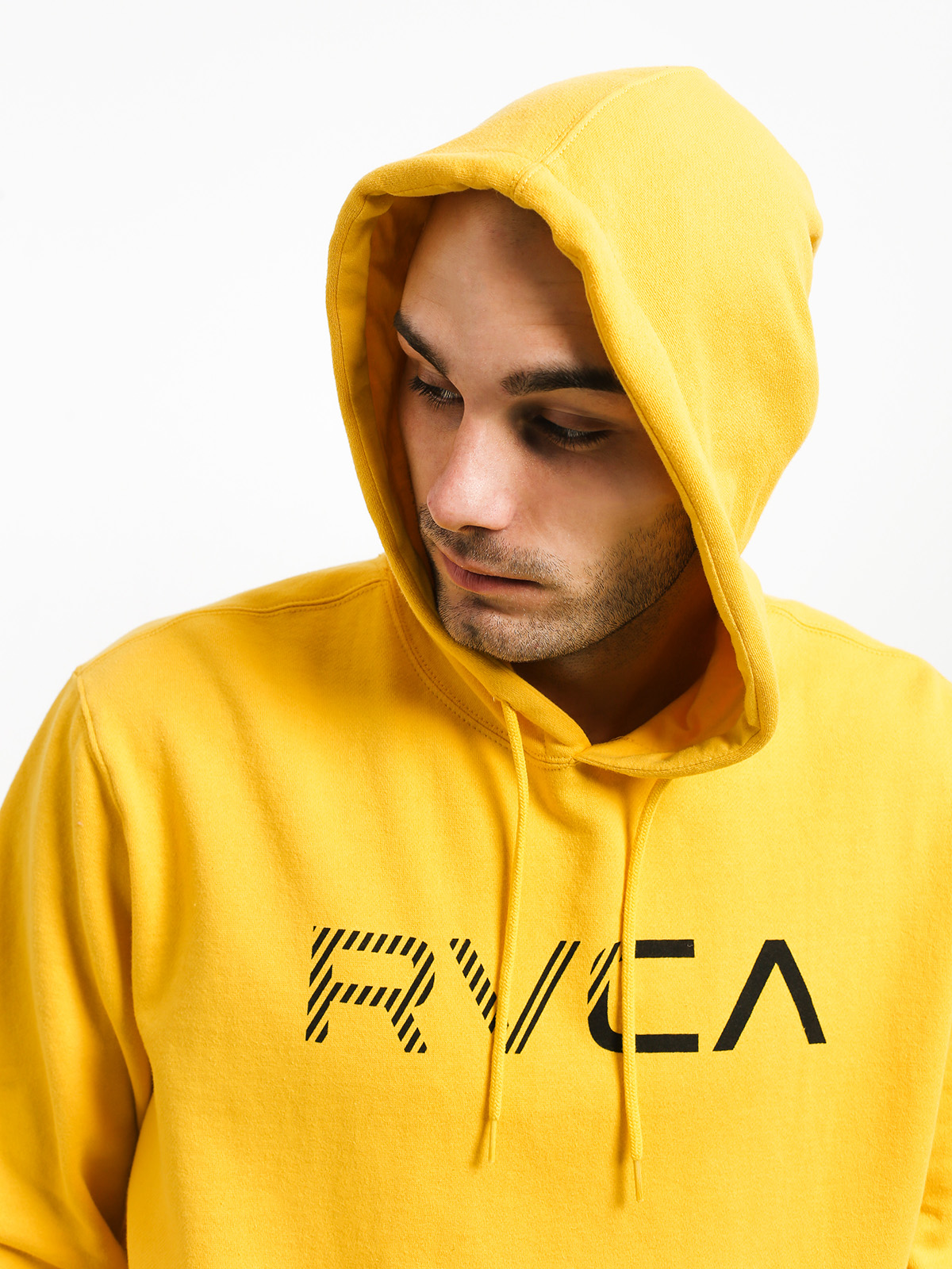 Bluza z kapturem RVCA Scratched Rvca HD (lemon)