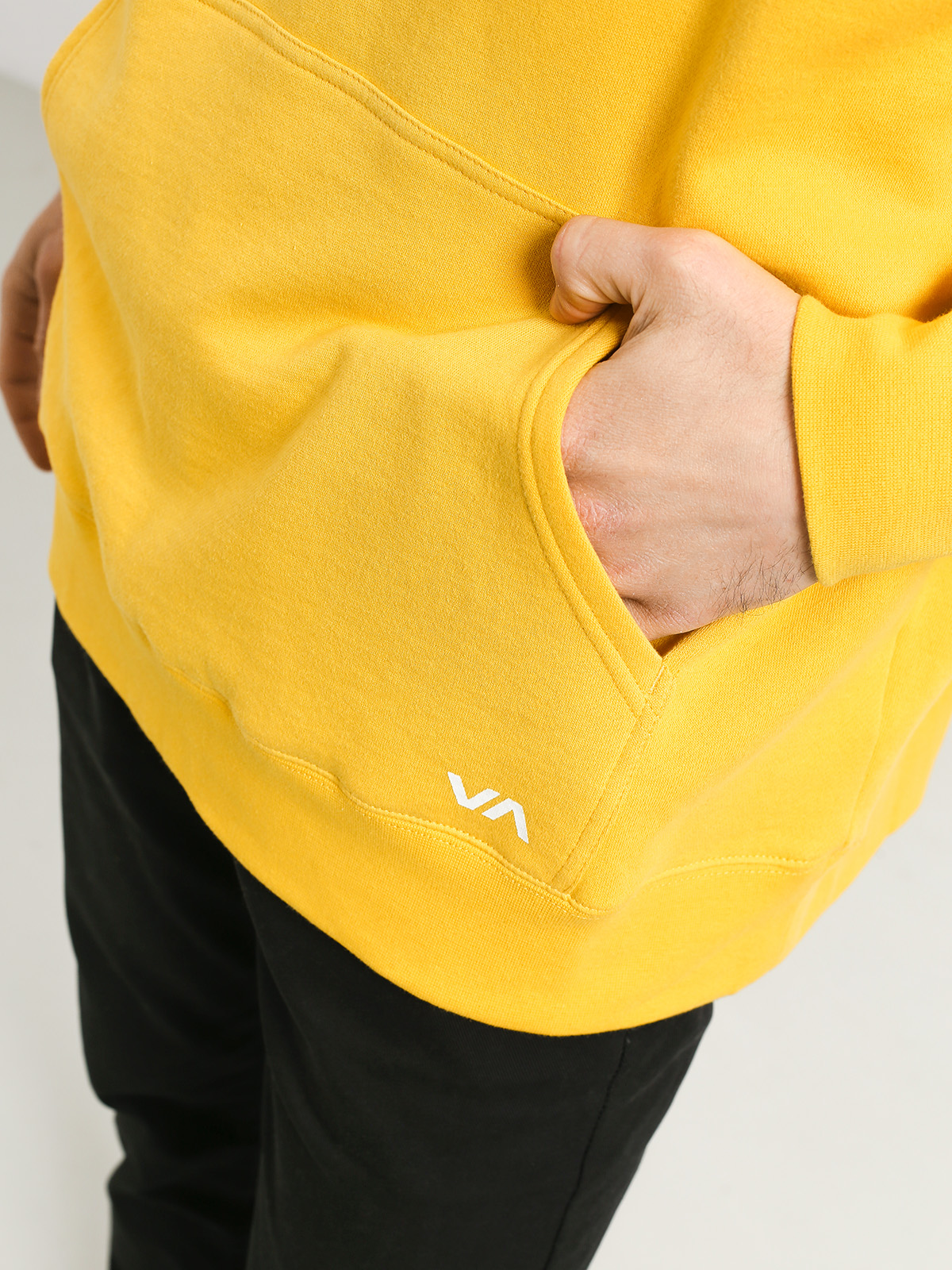 Bluza z kapturem RVCA Scratched Rvca HD (lemon)