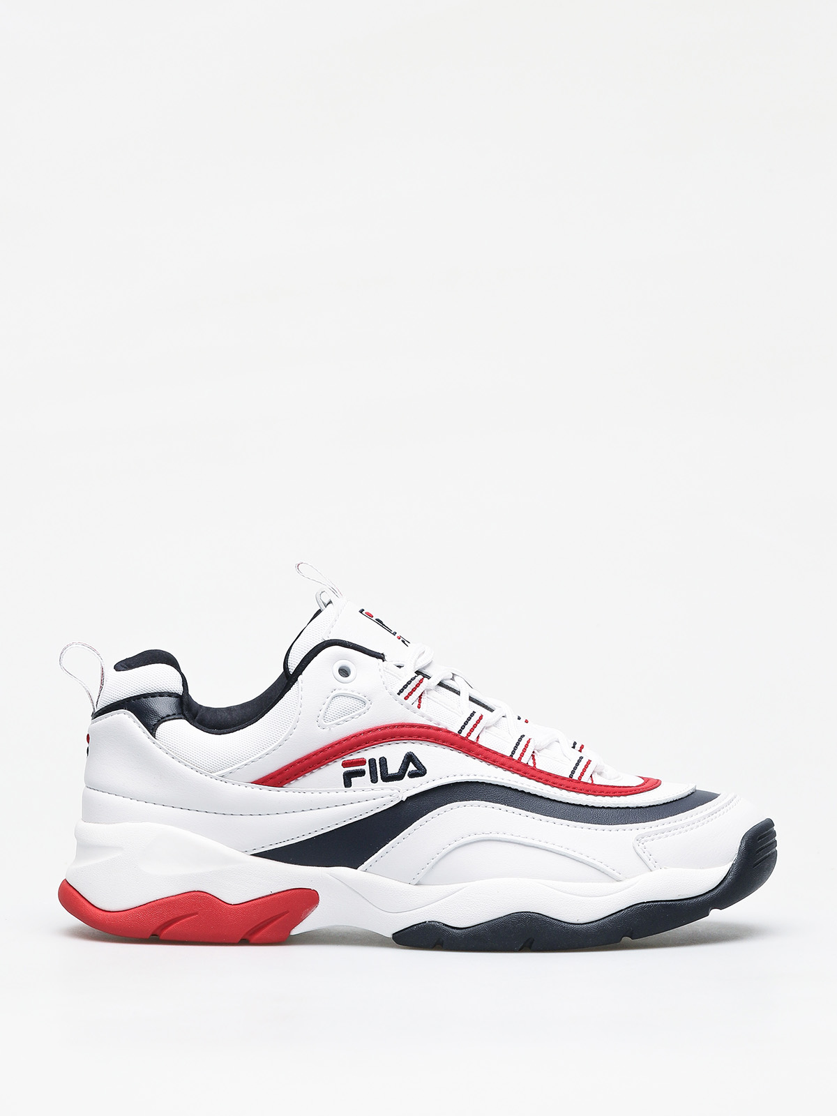 Buty Fila Ray F Low (white/fila navy/fila red)