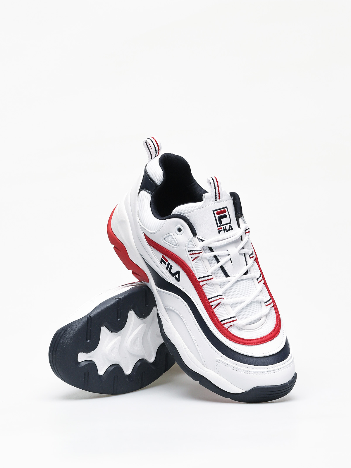 Buty Fila Ray F Low (white/fila navy/fila red)
