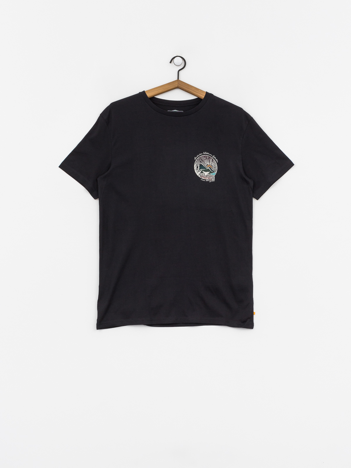 T-shirt Quiksilver Waterman Whale Sunset (black)