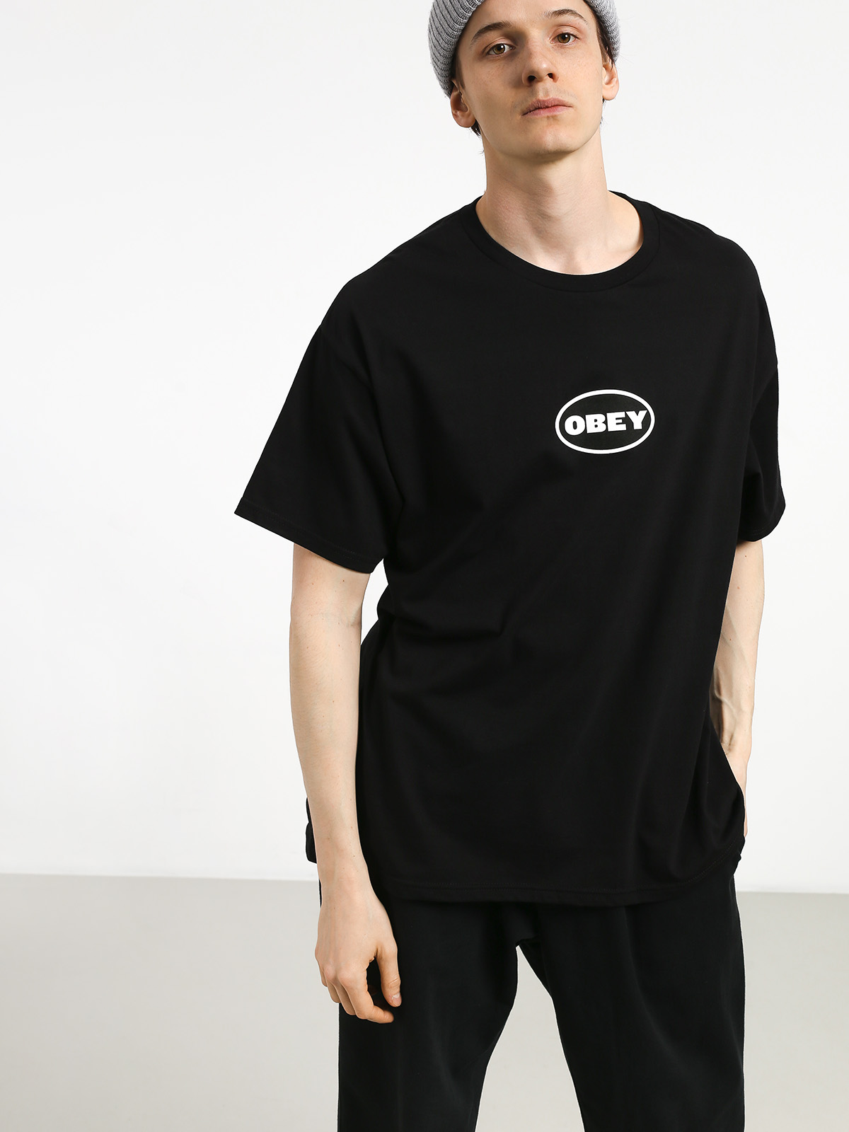 T-shirt OBEY Obey Galleria (black)