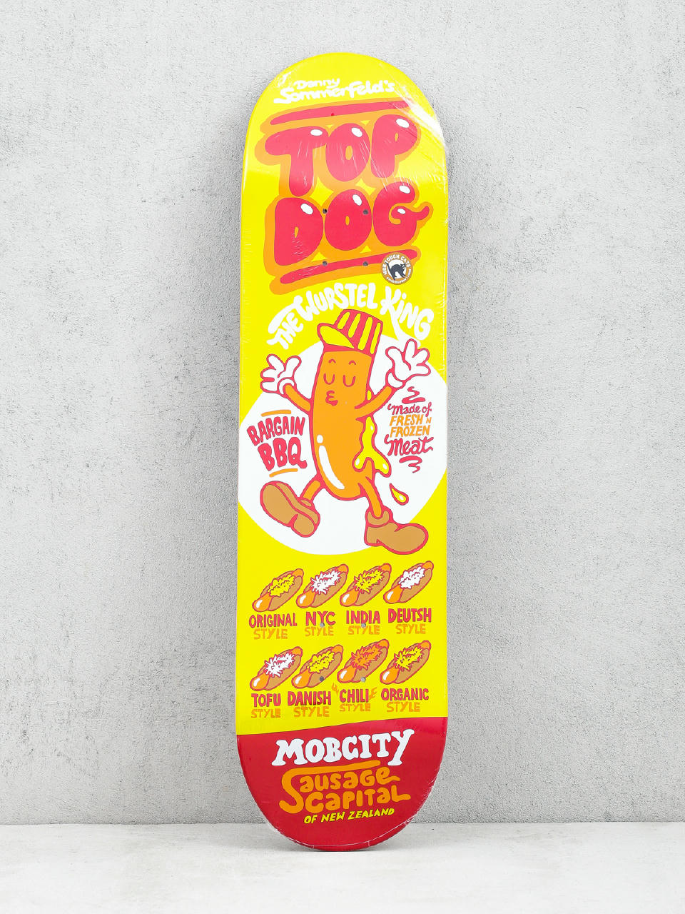 Deck Mob Skateboards Fastfood Topdog (yellow/orange)