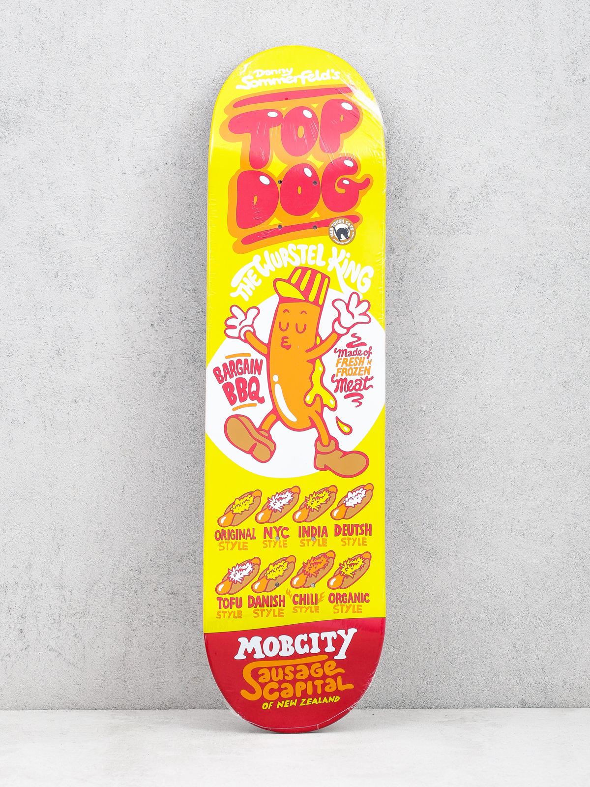 Deck Mob Skateboards Fastfood Topdog (yellow/orange)