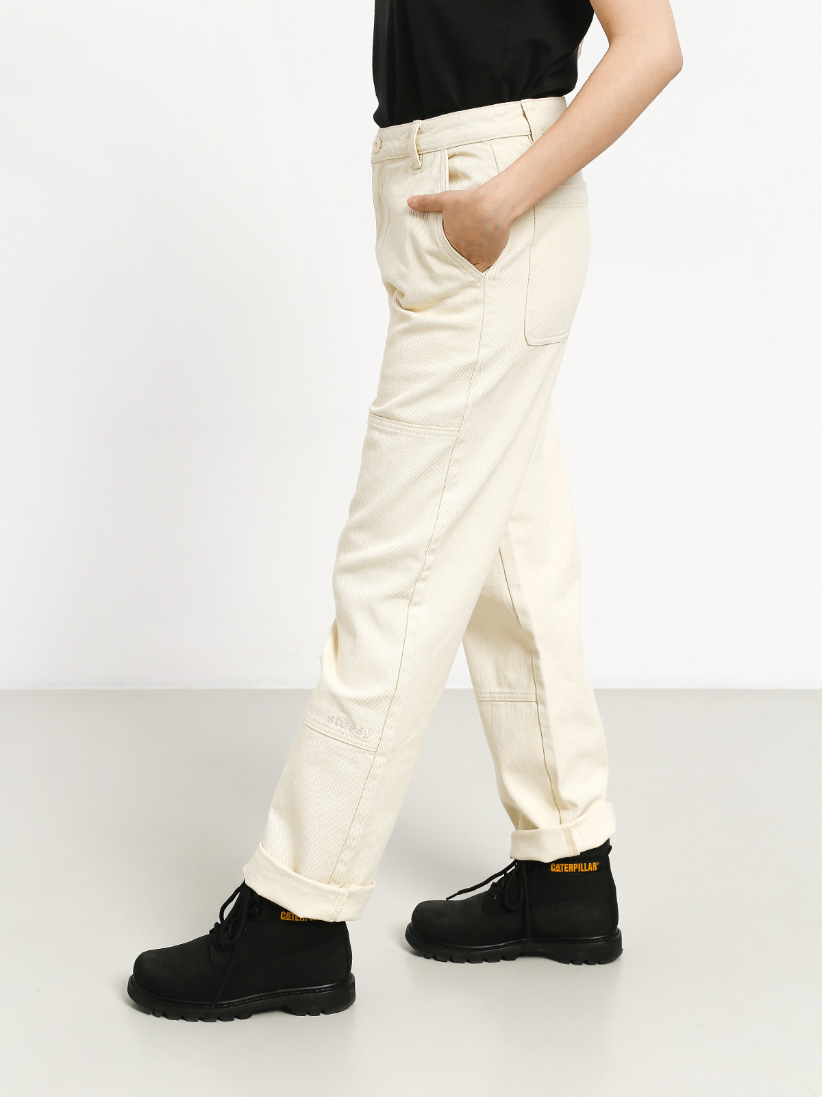 Spodnie Stussy Aurora Washed Wmn (natural)