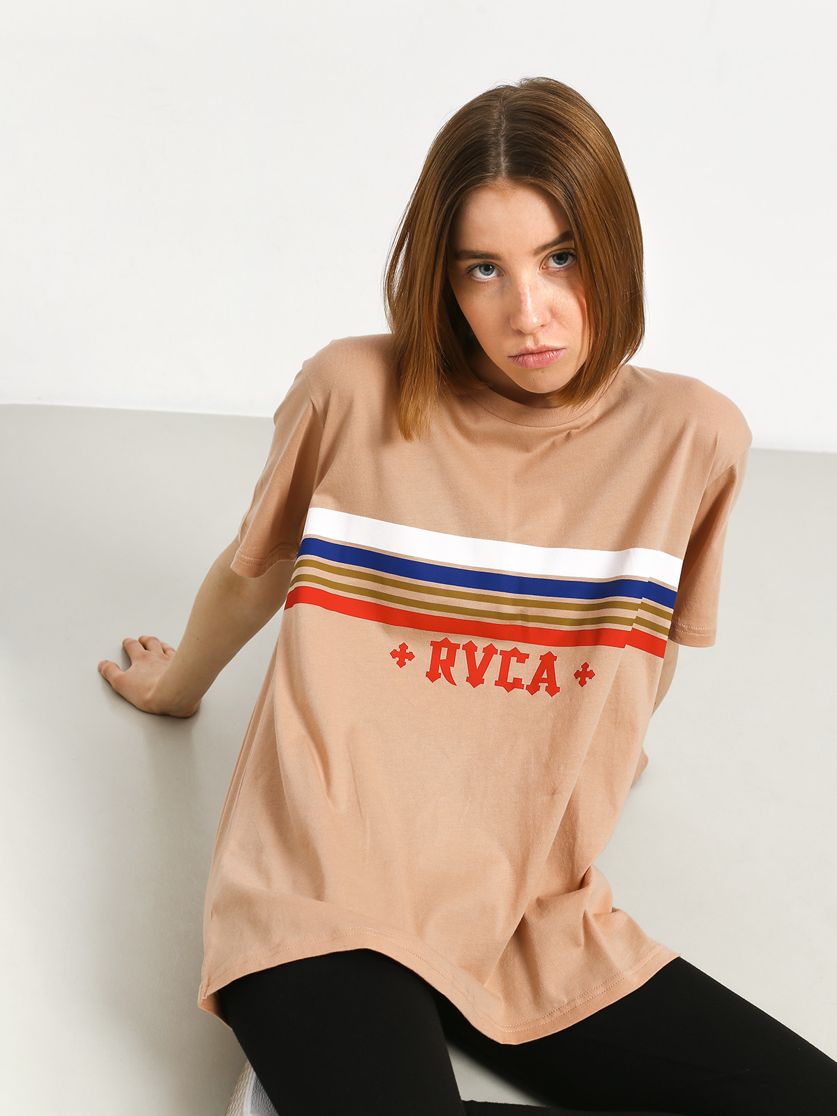 T-shirt RVCA Retro Rvca Wmn (nude)