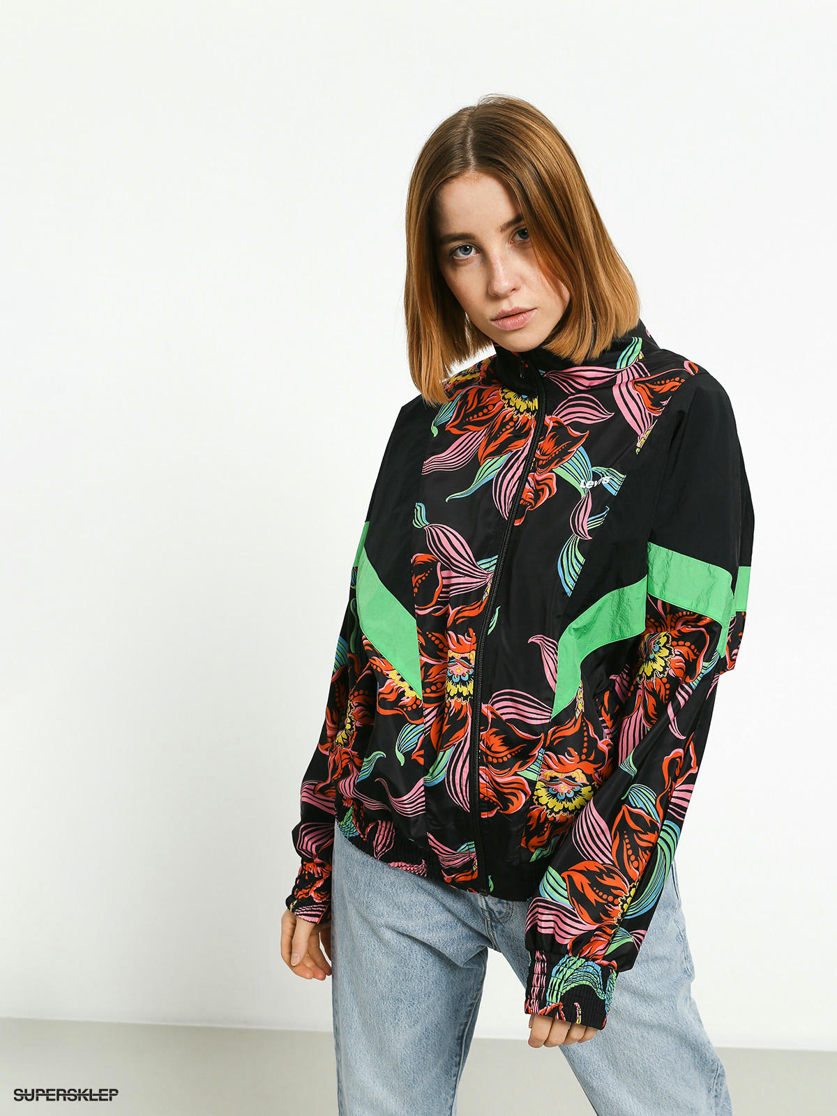 Levi's reese windbreaker shop in tropical print