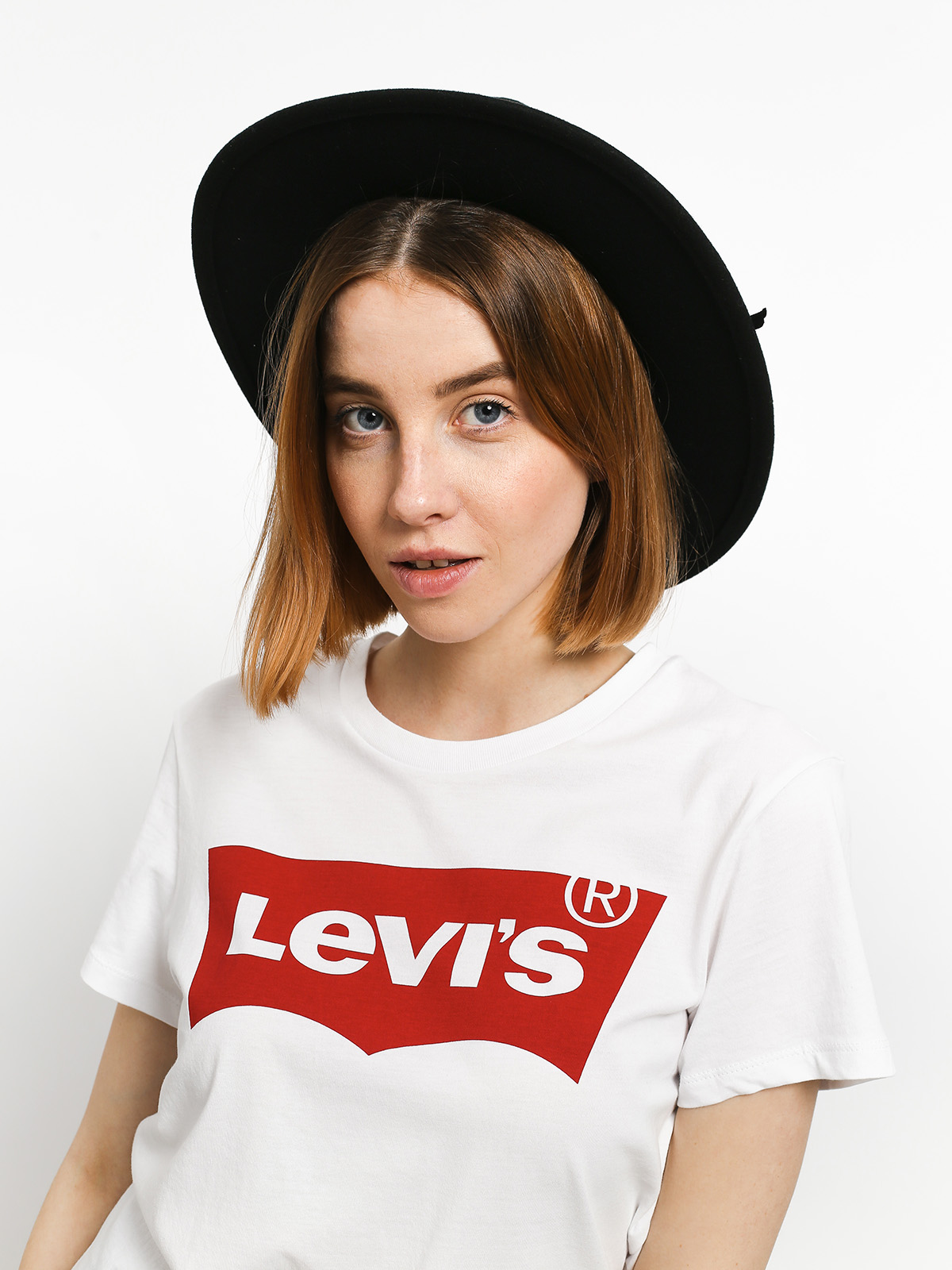 T-shirt Levi's® The Perfect Wmn (large batwing white)