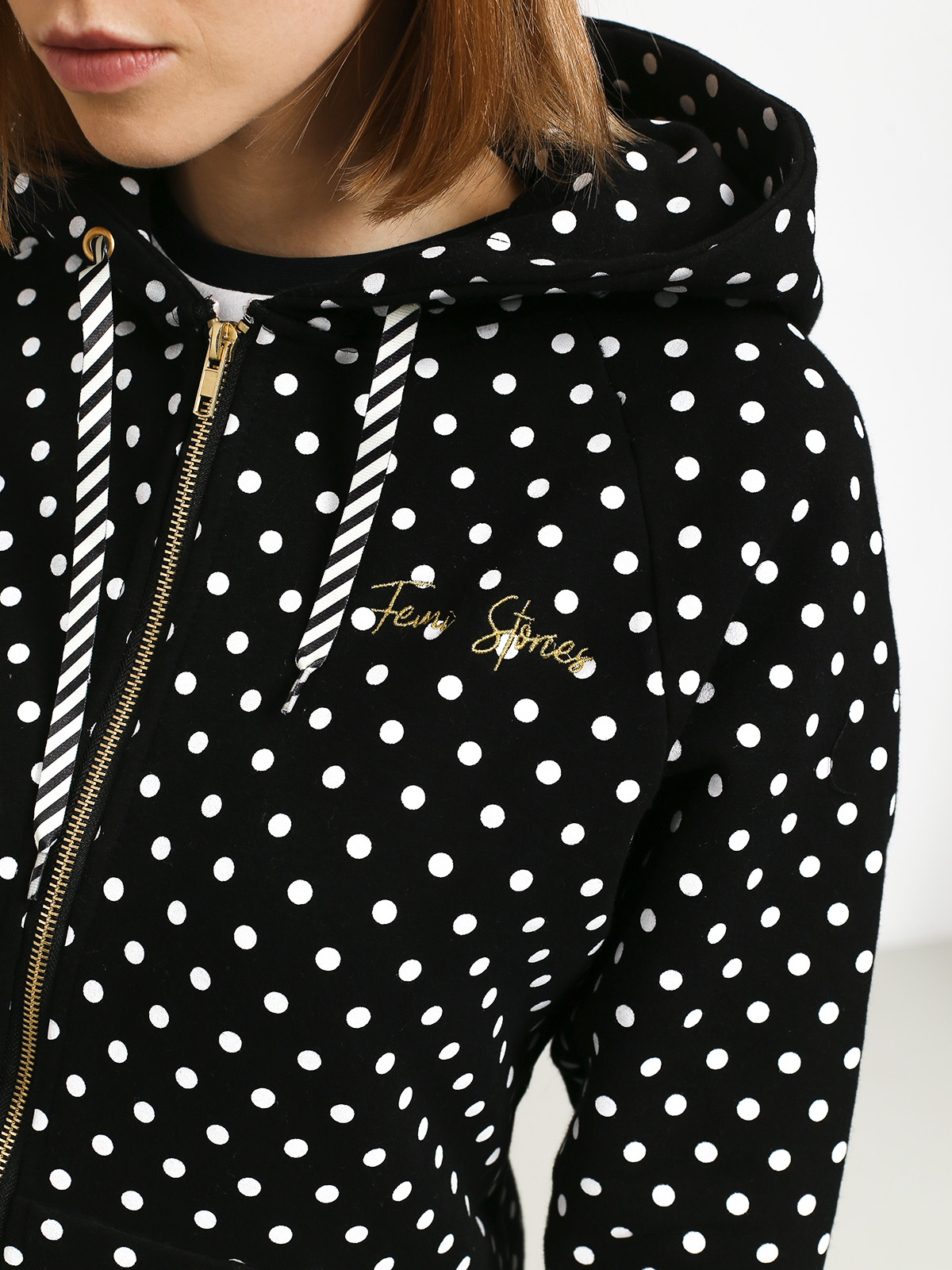 Bluza z kapturem Femi Stories Ratio ZHD Wmn (wdob)