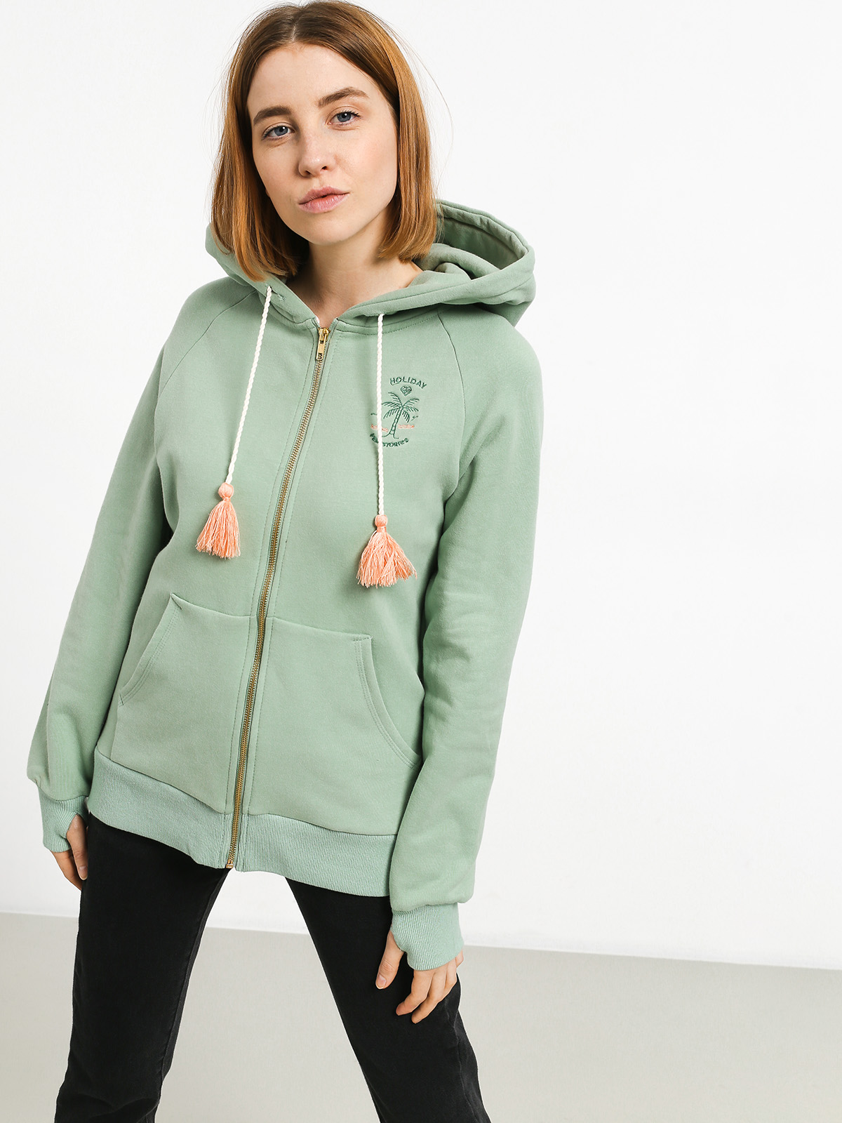 Bluza z kapturem Femi Stories Berk ZHD Wmn (mnt)