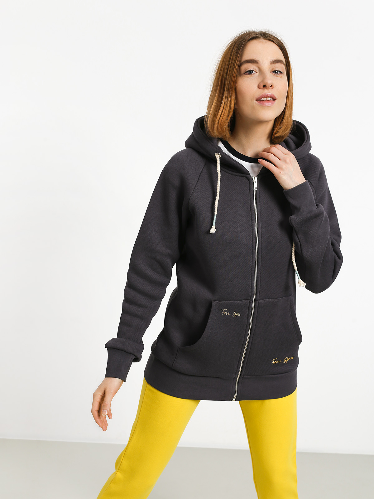 Bluza z kapturem Femi Stories Karel ZHD Wmn (wblk)