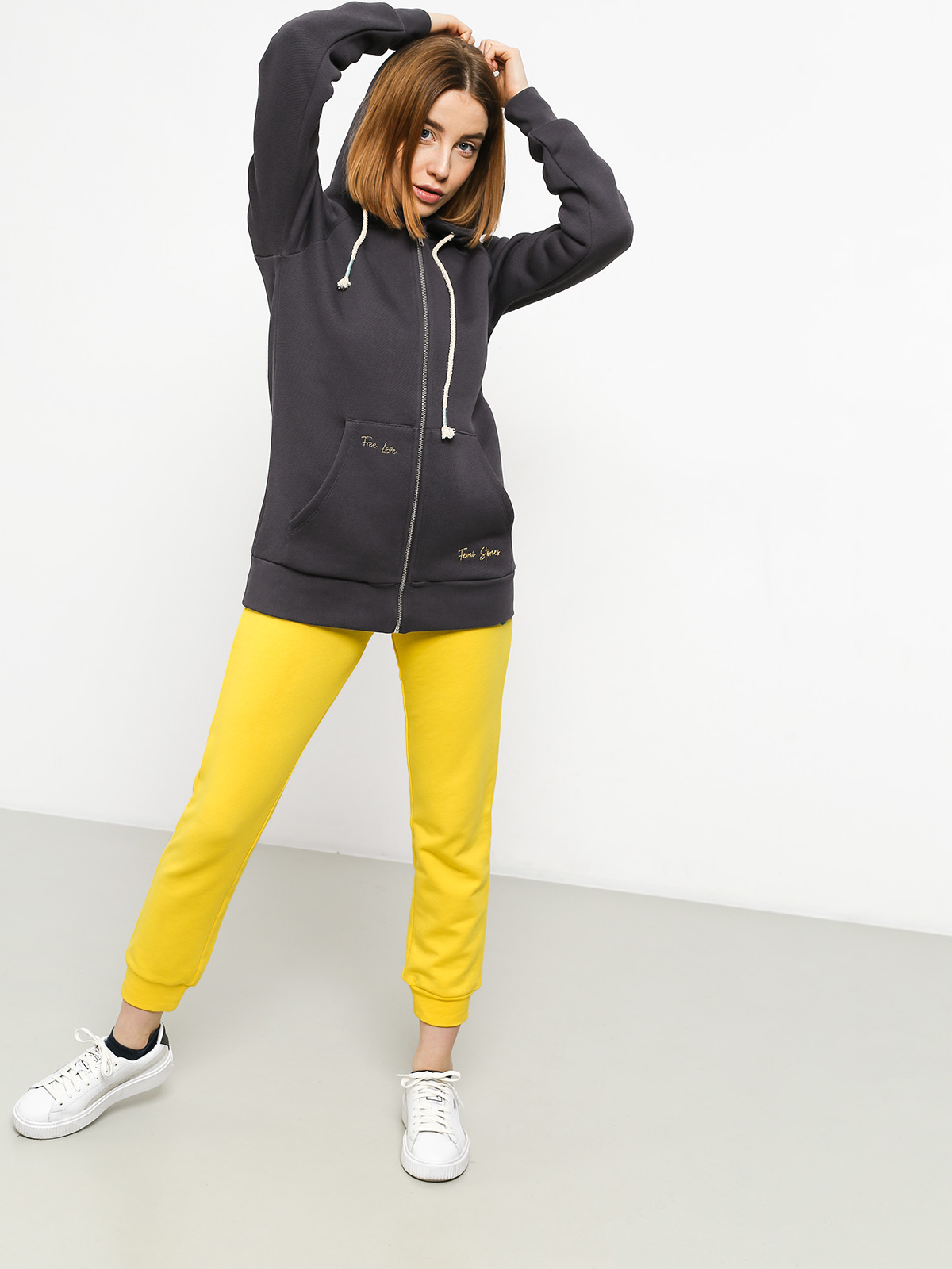 Bluza z kapturem Femi Stories Karel ZHD Wmn (wblk)