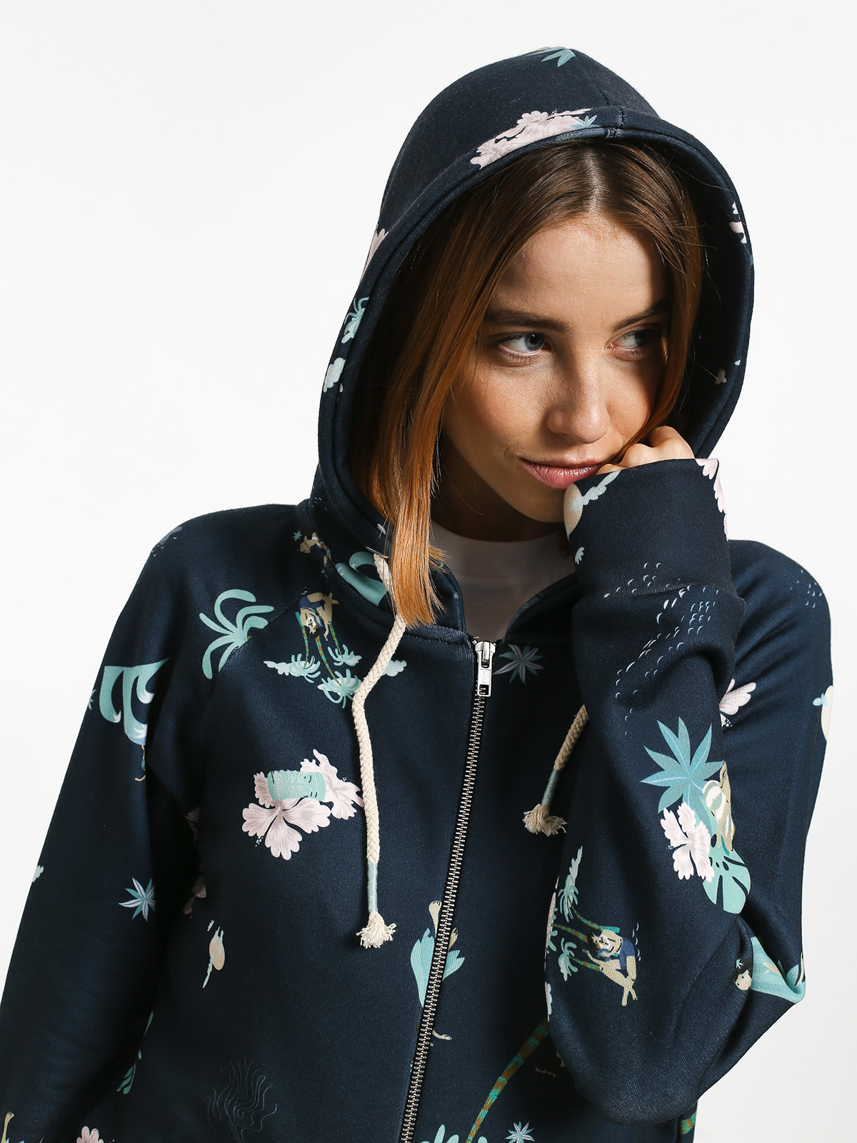 Bluza z kapturem Femi Stories Aloha ZHD Wmn (hwi)