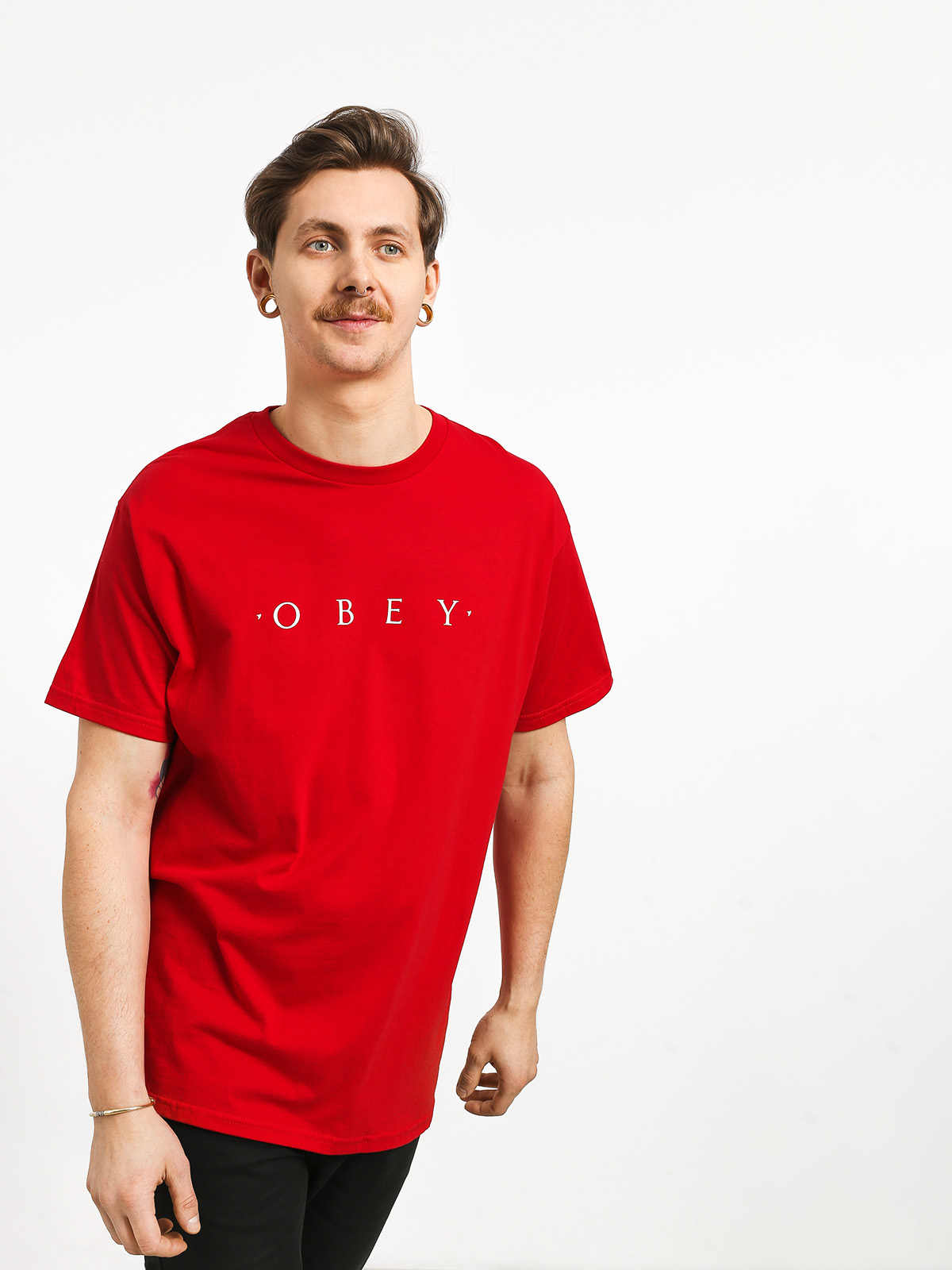 T-shirt OBEY Novel Obey (red)