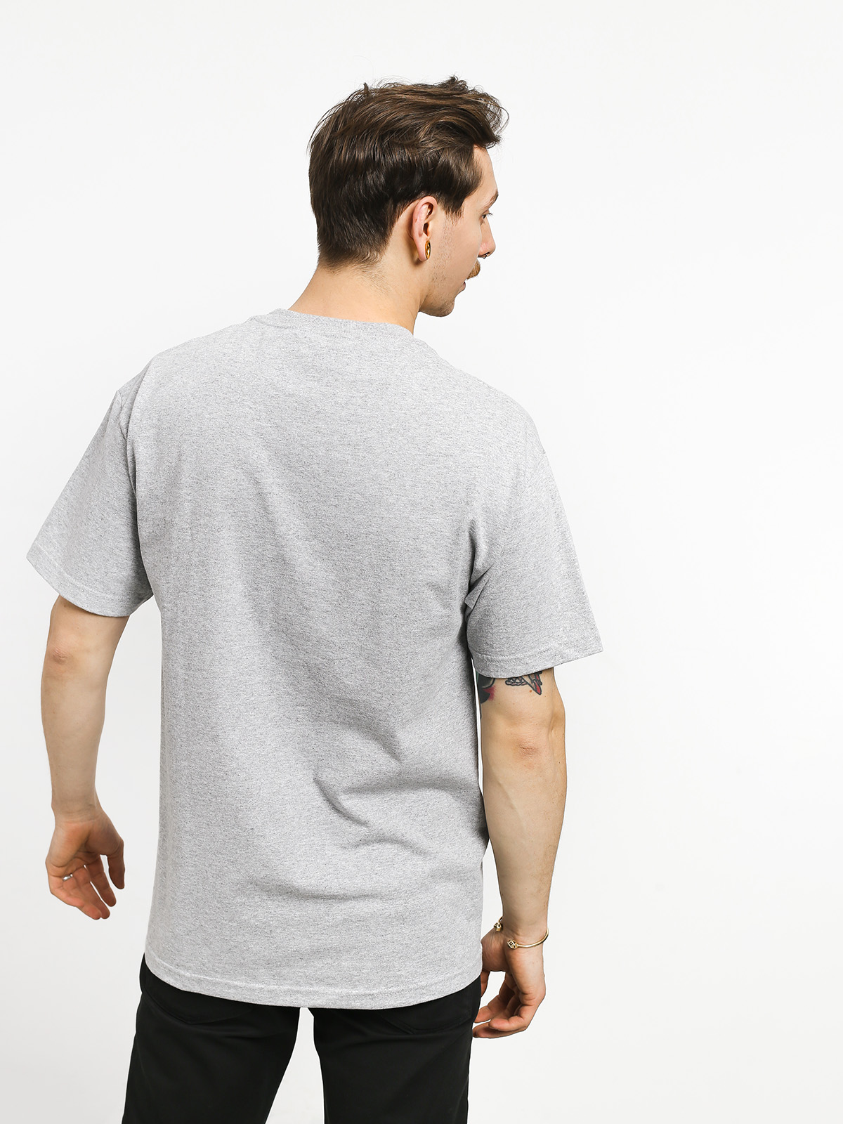 T-shirt Grizzly Griptape University (grey heather)