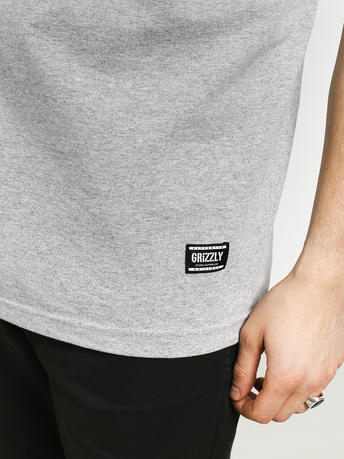 T-shirt Grizzly Griptape University (grey heather)