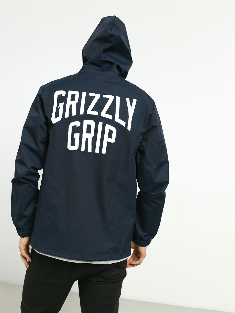 Kurtka Grizzly Griptape All City Hooded (navy)