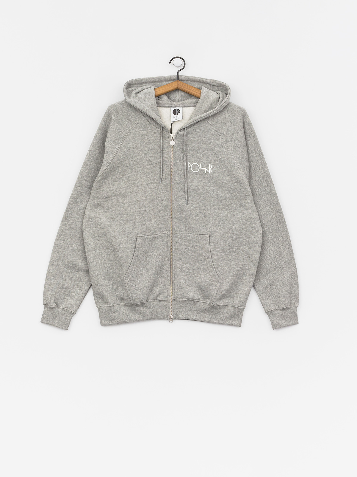Bluza z kapturem Polar Skate Stroke Logo ZHD (heather grey)