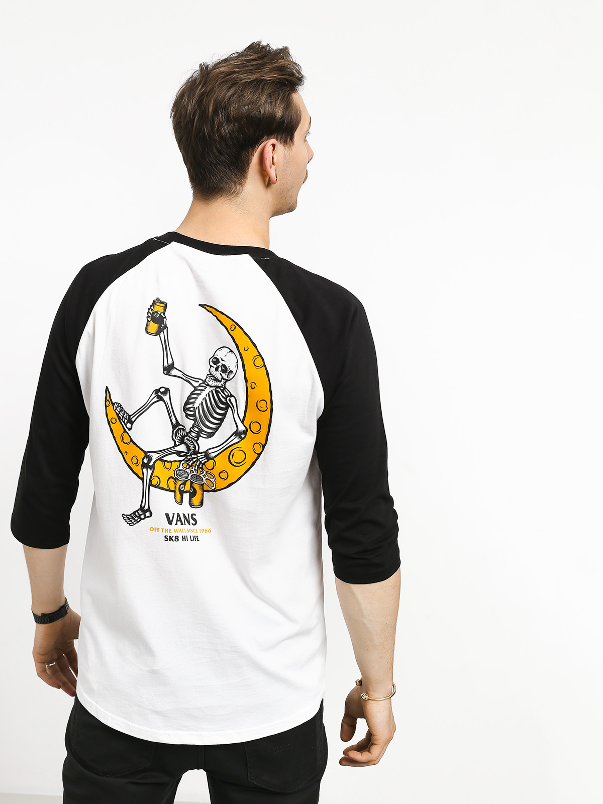 T-shirt Vans Moonshine Raglan (white/black)