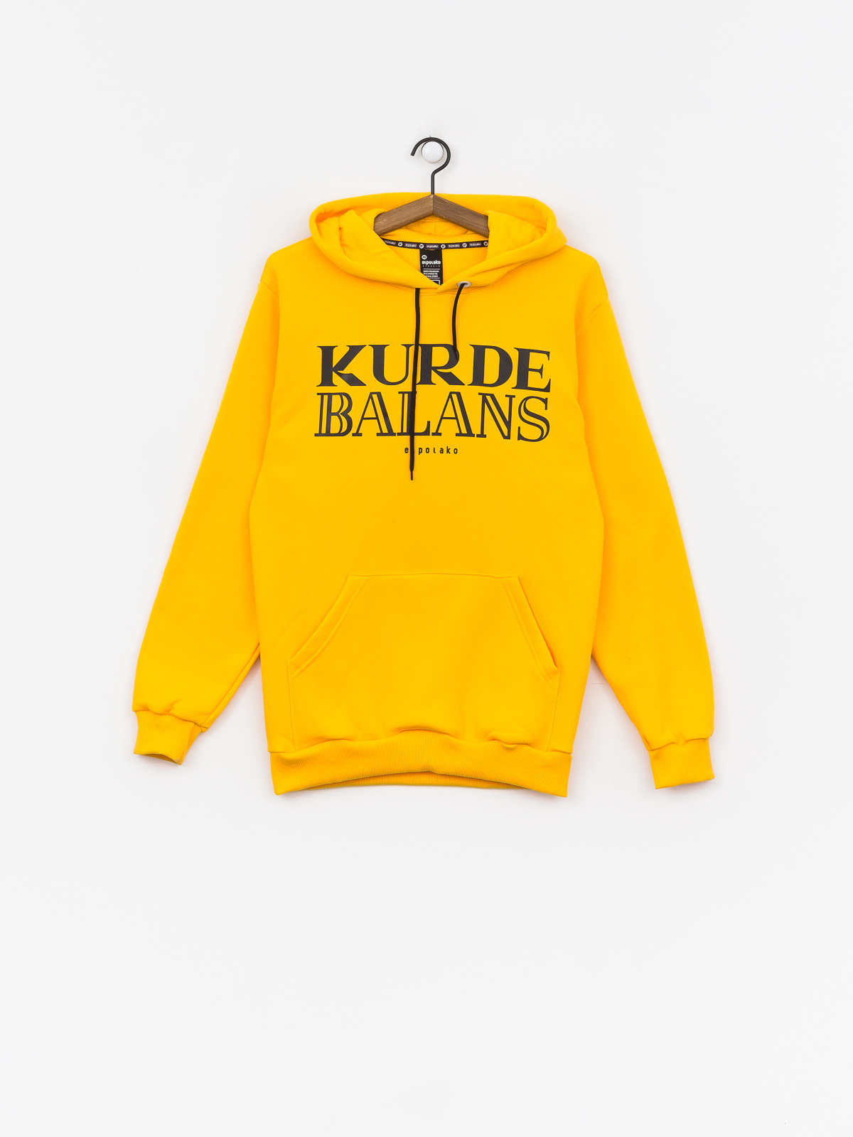 Bluza z kapturem El Polako Kurde Balans HD (yellow)
