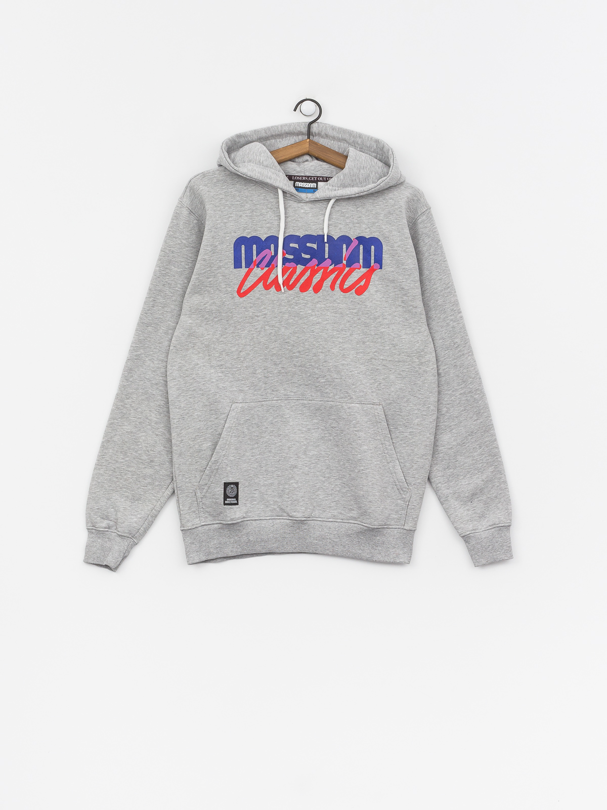 Bluza z kapturem MassDnm Postscript HD (light heather grey)