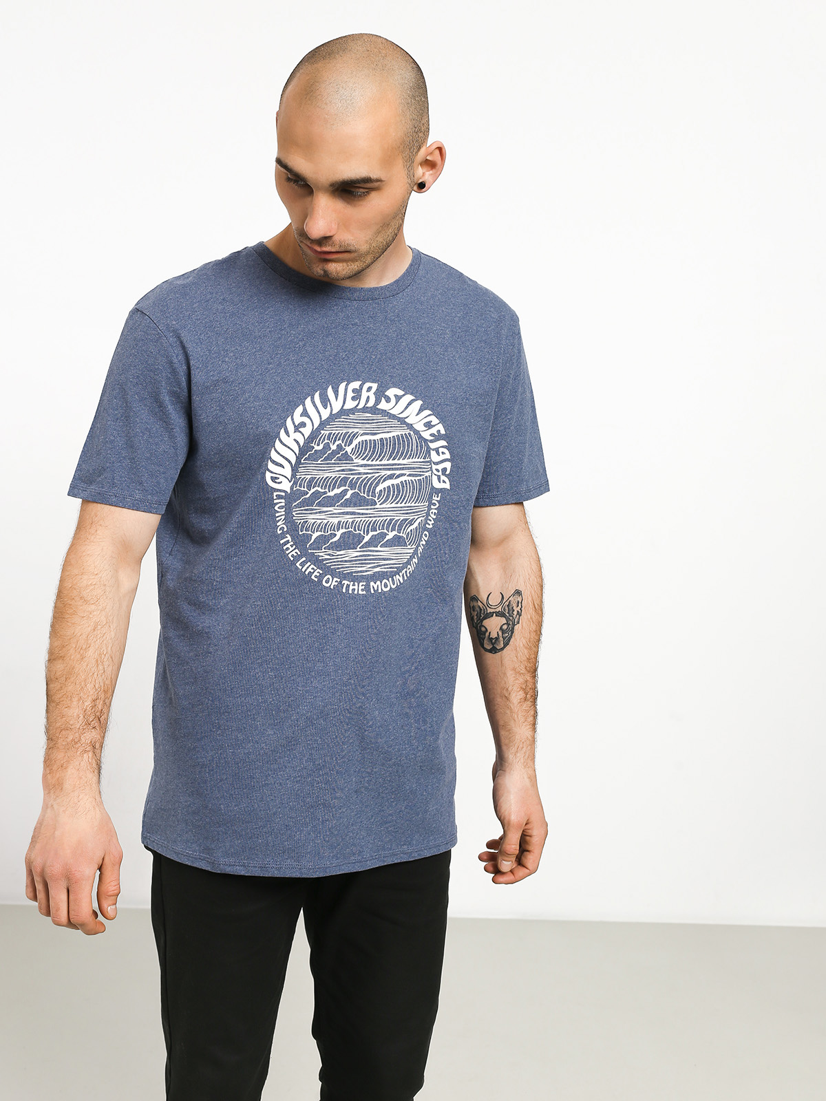 T-shirt Quiksilver Good Arvo (bijou blue heather)
