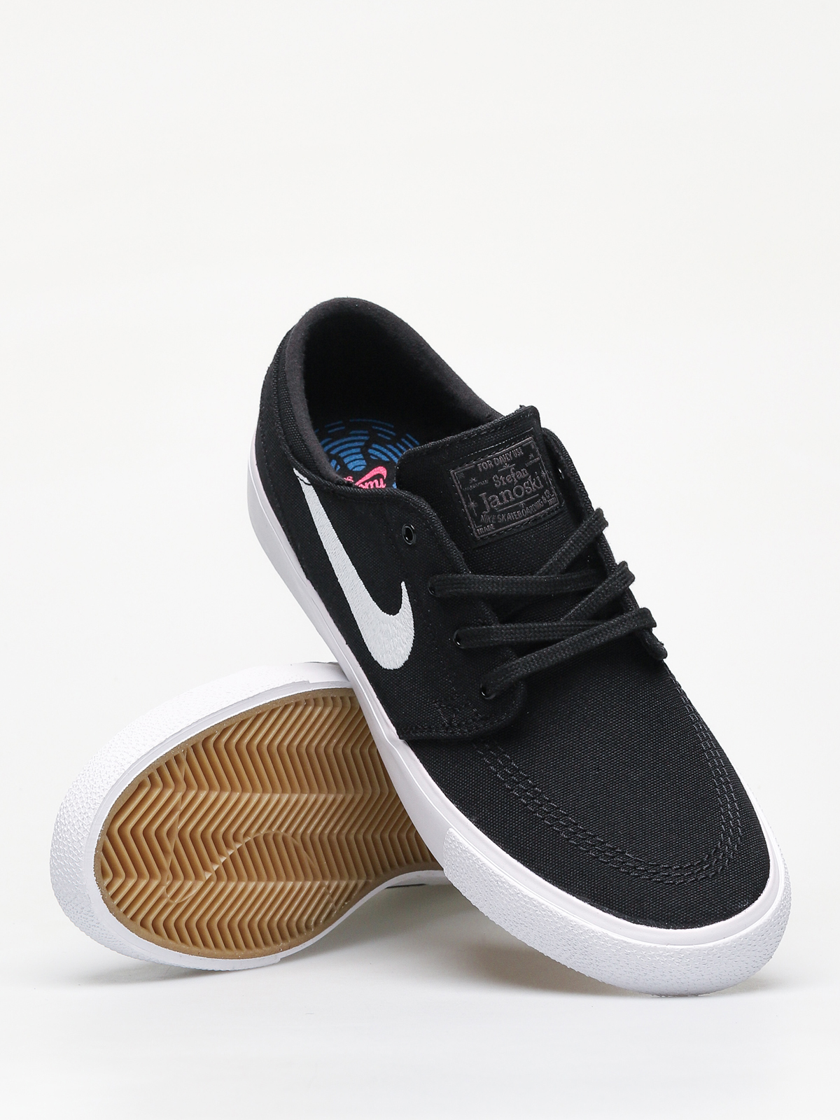 Buty Nike SB Sb Zoom Janoski Cnvs Rm (black/white thunder grey gum light brown)