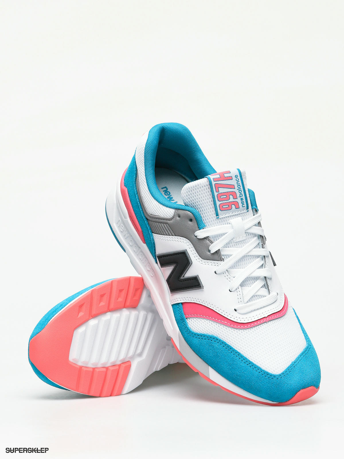 New balance 997h deep ozone blue sale with guava