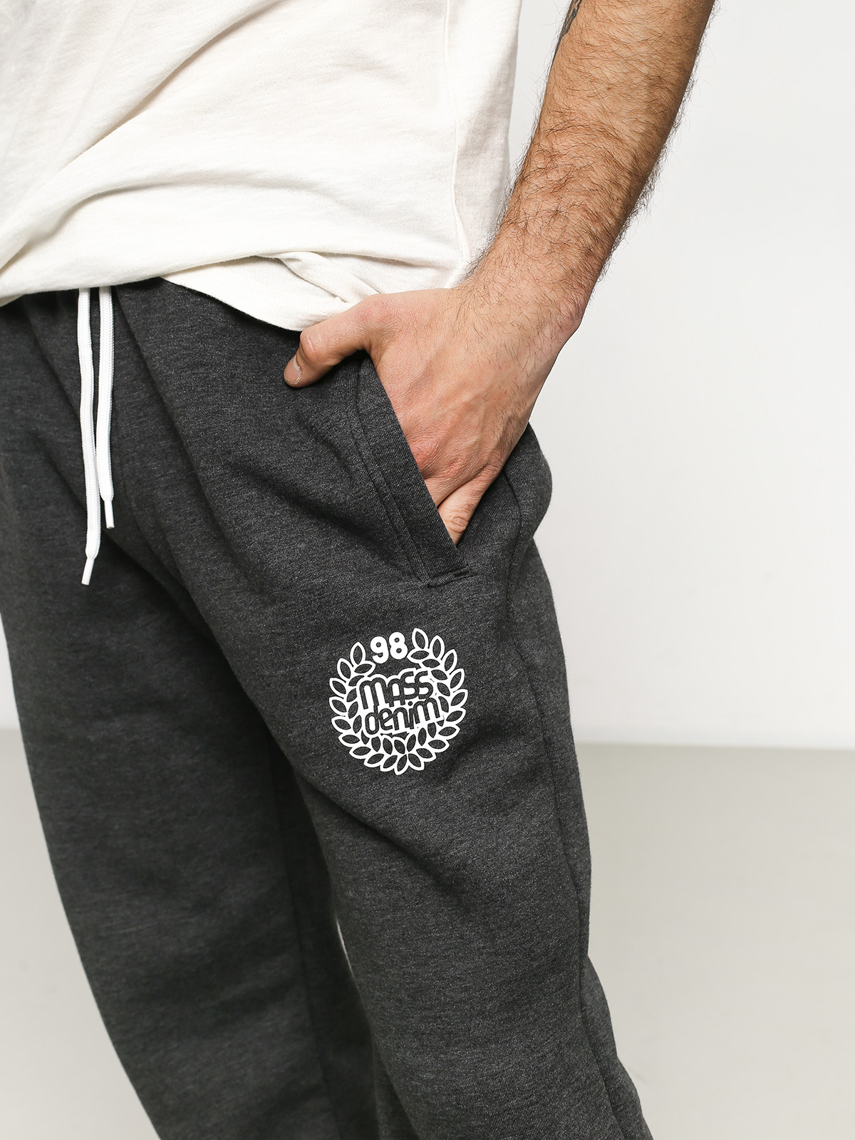 Spodnie MassDnm Base Regular Fit (dark heather grey)