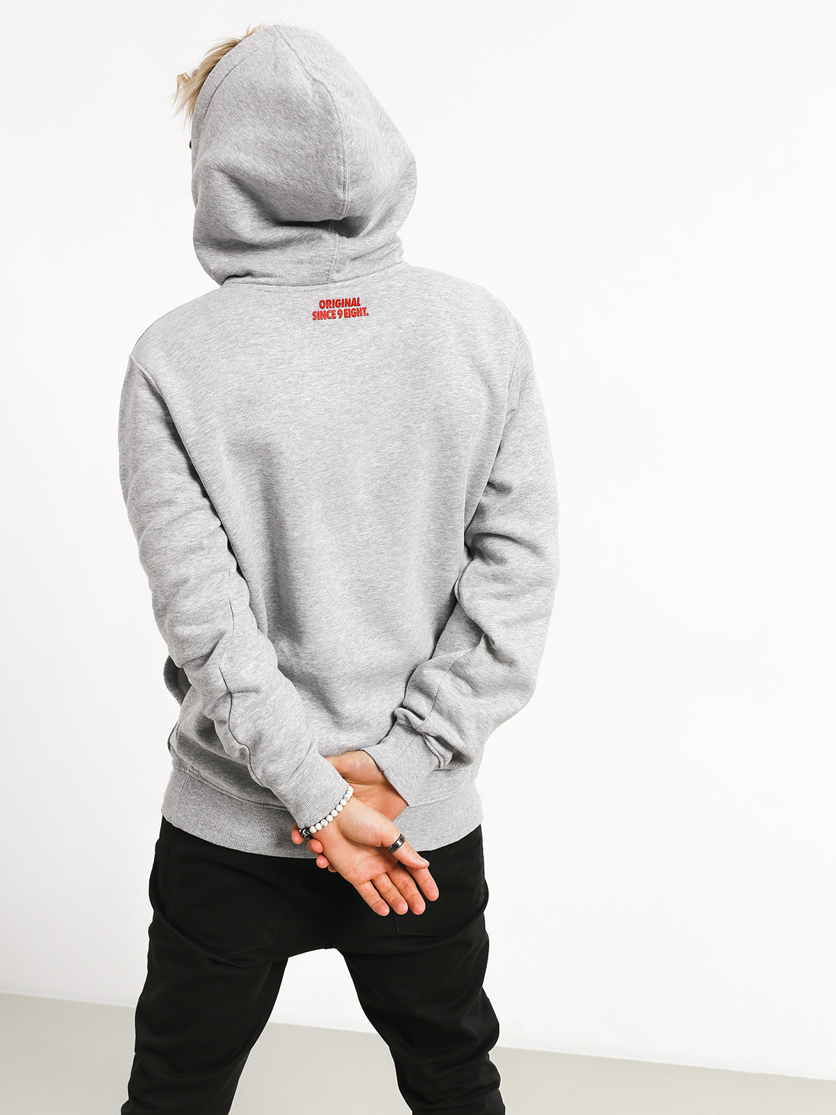 Bluza z kapturem MassDnm Postscript HD (light heather grey)