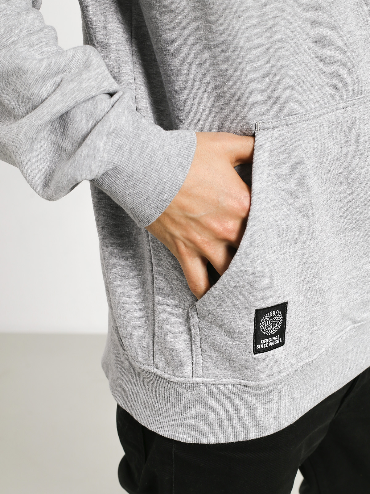 Bluza z kapturem MassDnm Postscript HD (light heather grey)