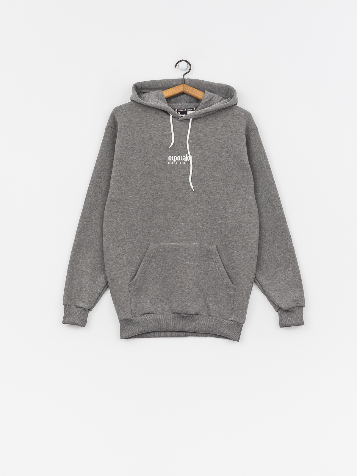 Bluza z kapturem El Polako Mini Logo HD (grey)