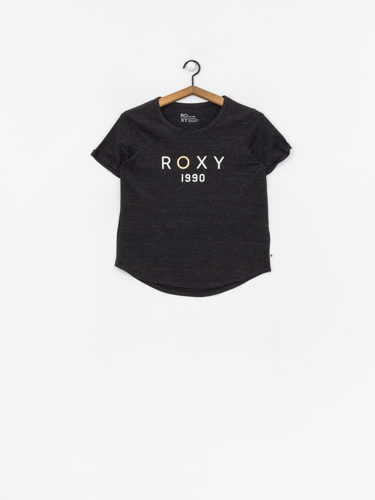 T-shirt Roxy Hello And Goodbye A Wmn (true black)