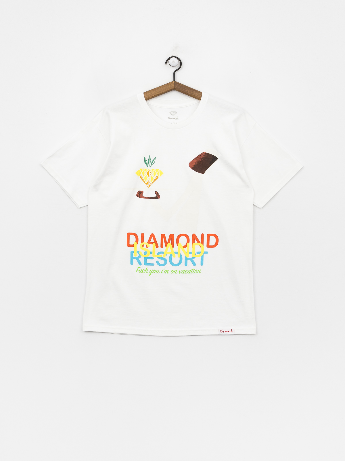 T-shirt Diamond Supply Co. Diamond Resort (white)