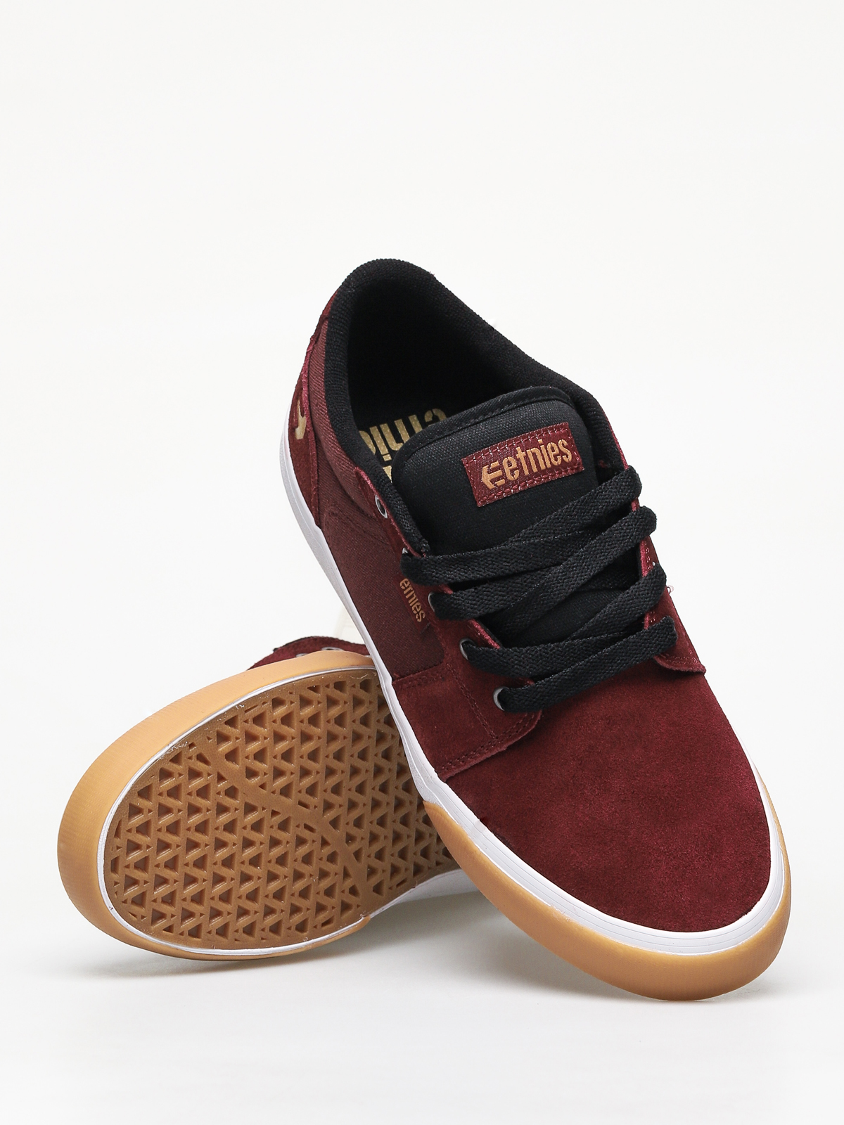 Buty Etnies Barge Ls (burgundy/tan/white)