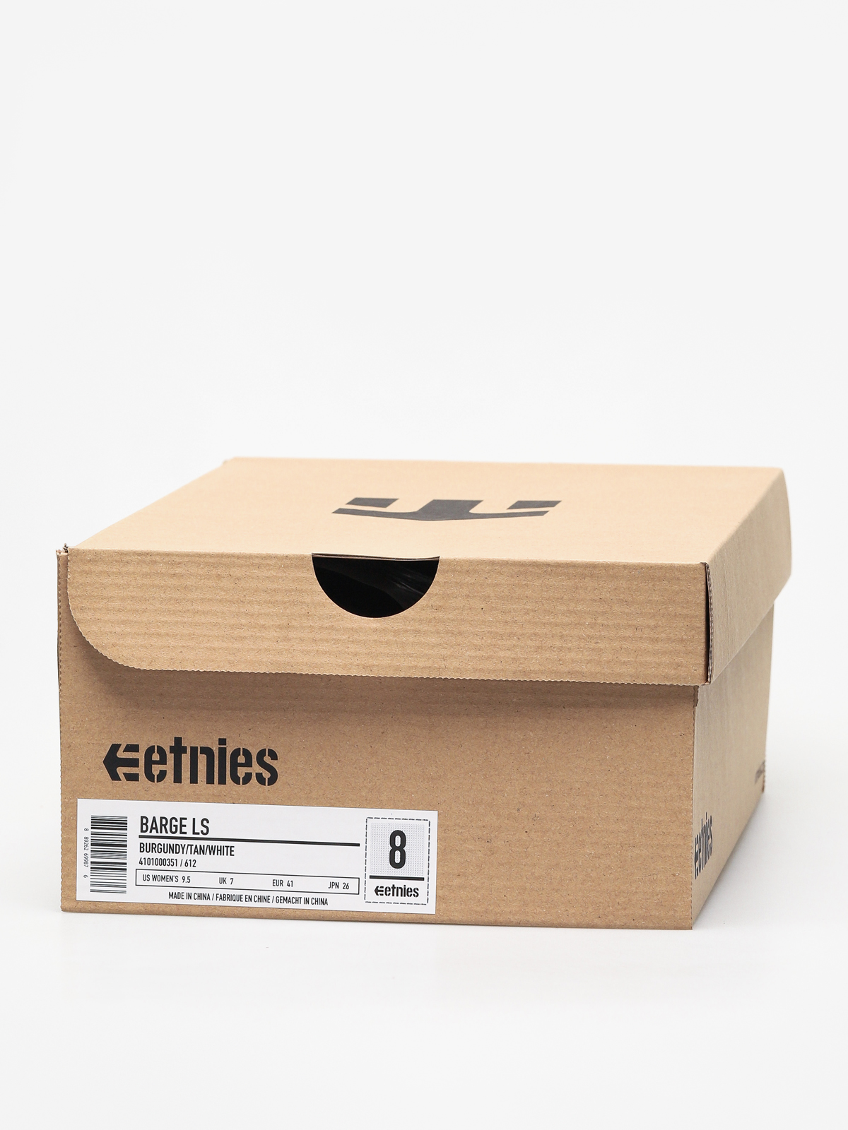 Buty Etnies Barge Ls (burgundy/tan/white)