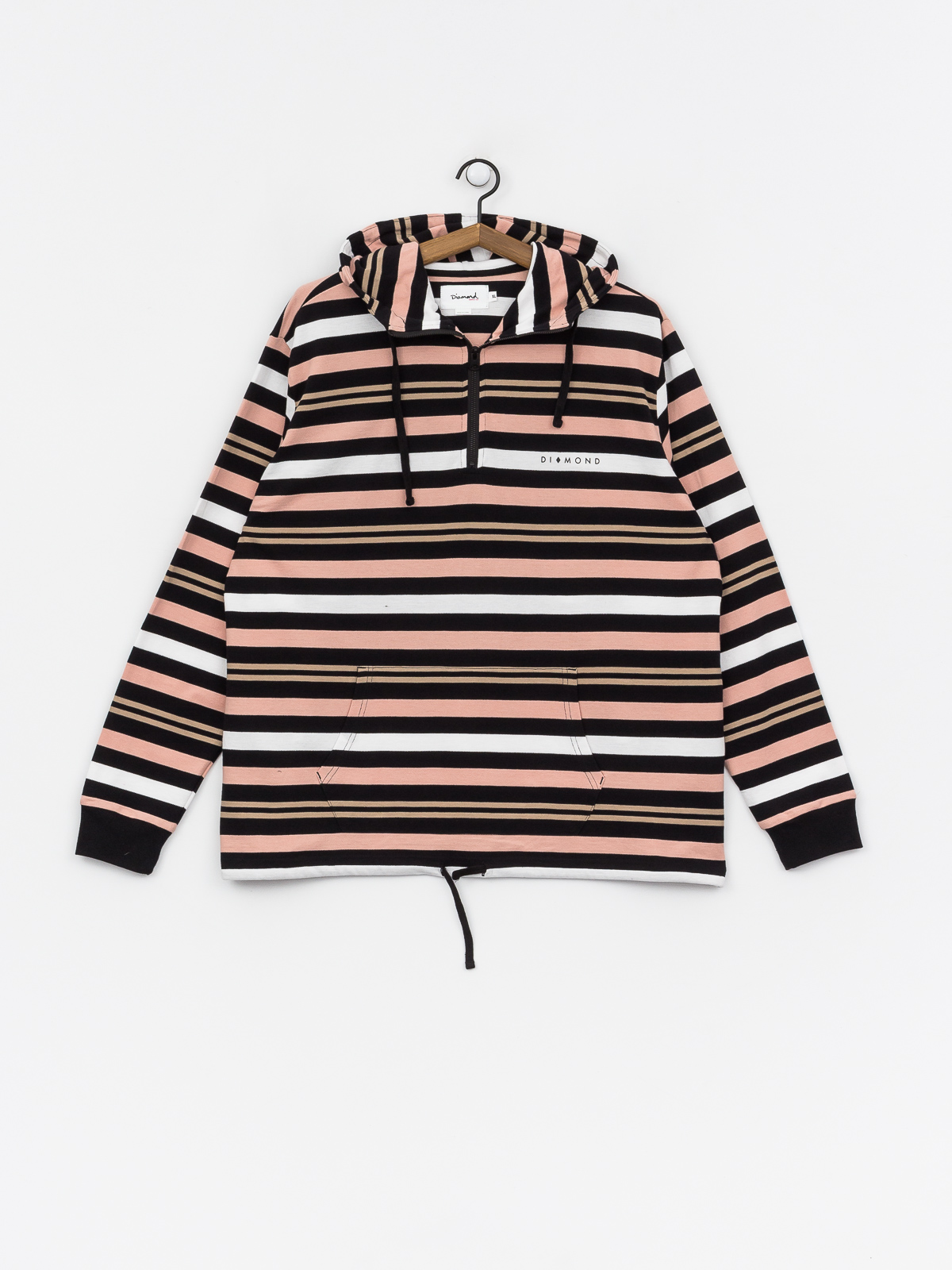 Bluza z kapturem Diamond Supply Co. Marquise Striped ZHD (black)