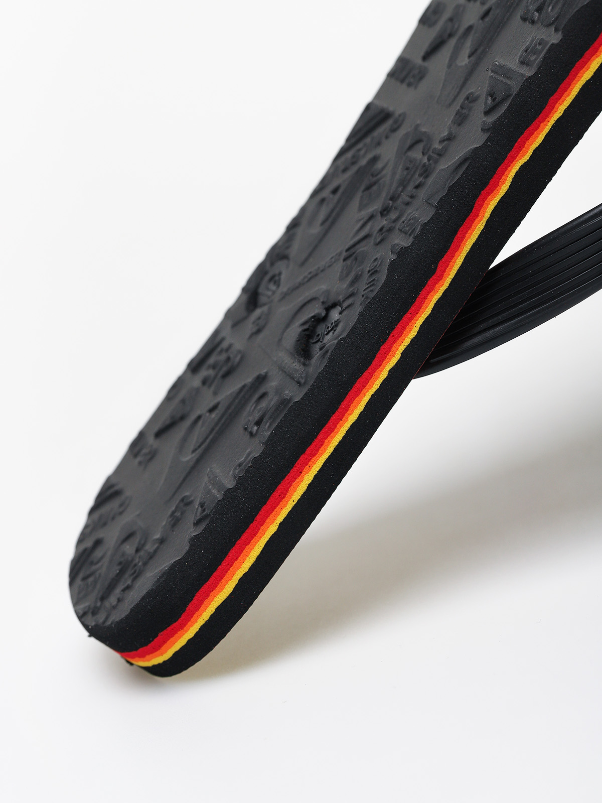 Japonki Quiksilver Molokai Fire (black/yellow/red)