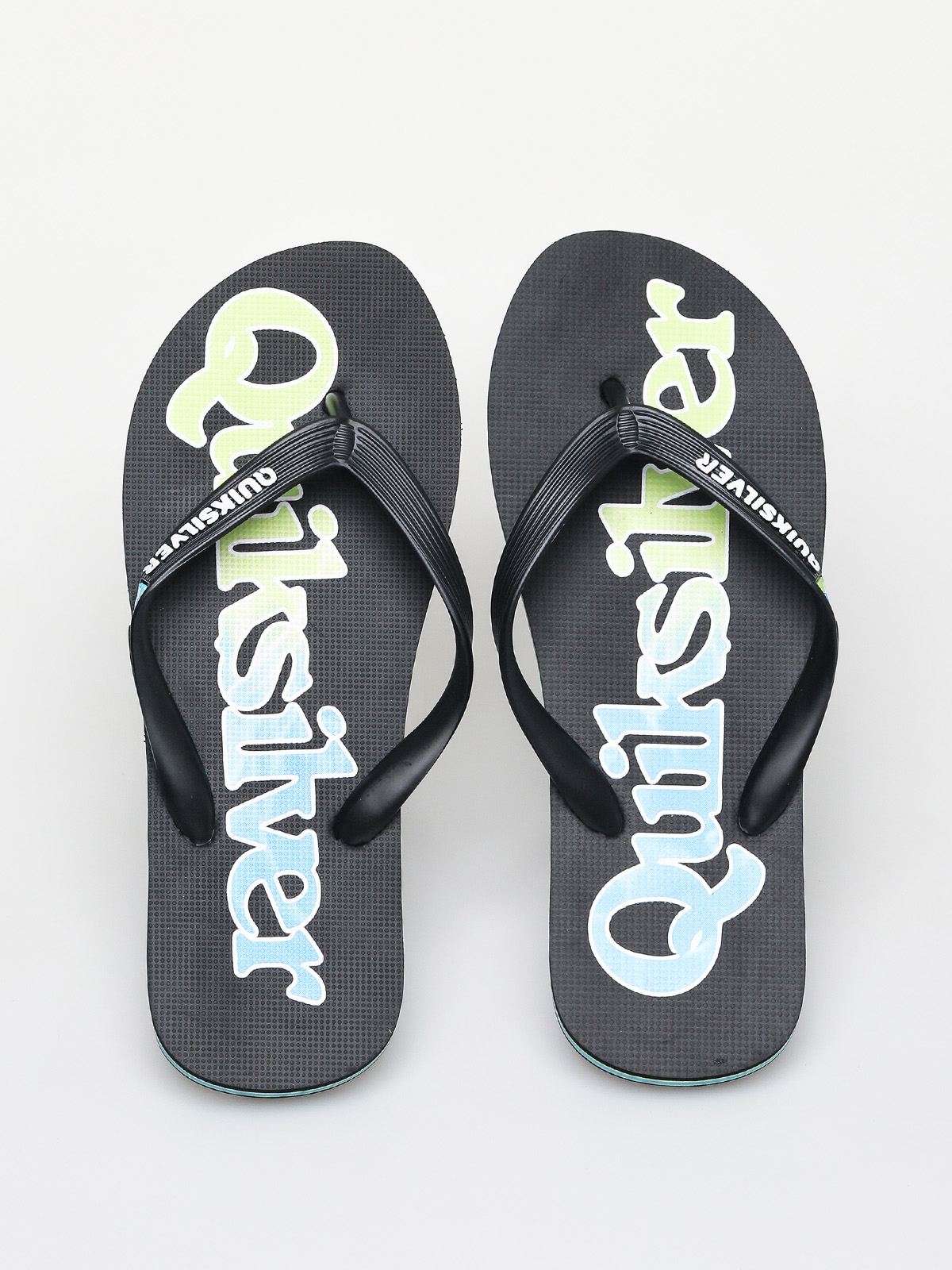 Japonki Quiksilver Molokai Wordmark Fineline (black/green/blue)