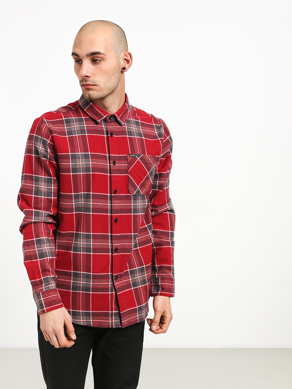 Koszula Volcom Caden Plaid Ls (bur)