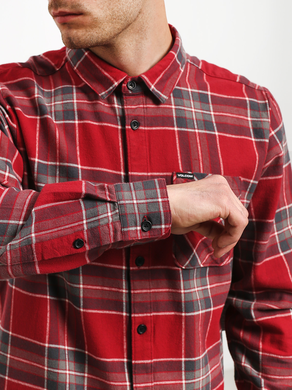 Koszula Volcom Caden Plaid Ls (bur)