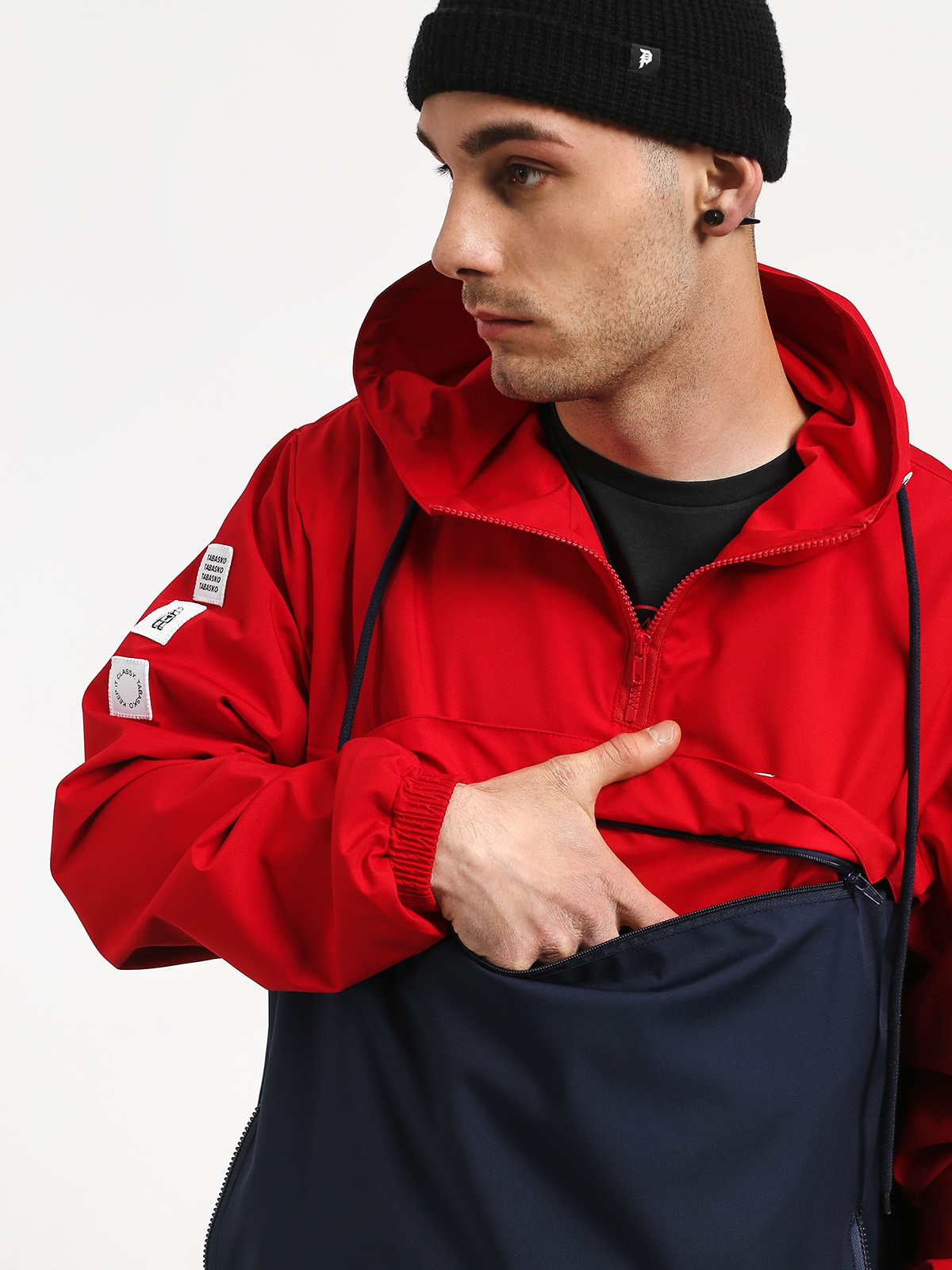 Kurtka Tabasko Logo (red/navy)