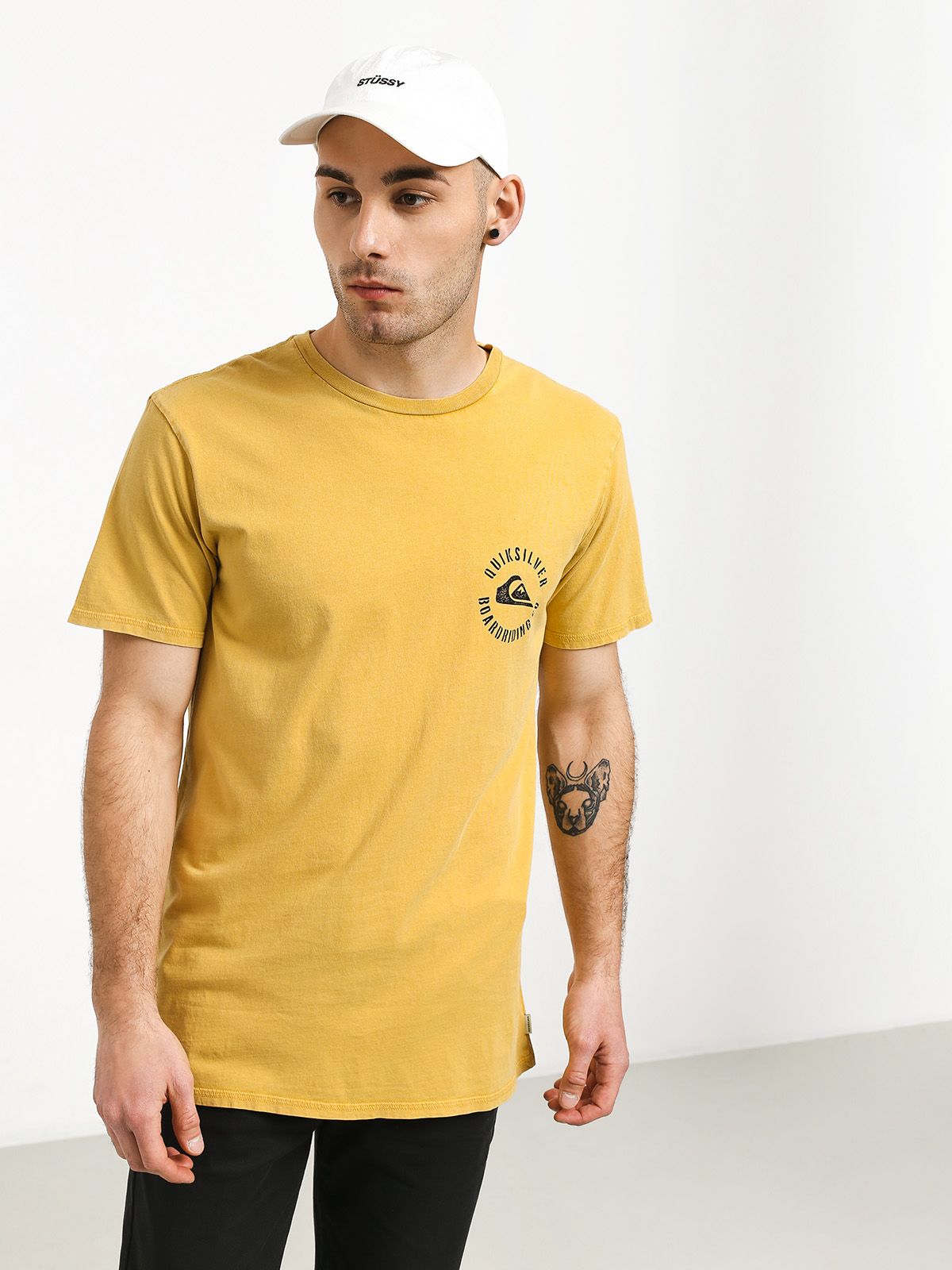 T-shirt Quiksilver Skulled (rattan)