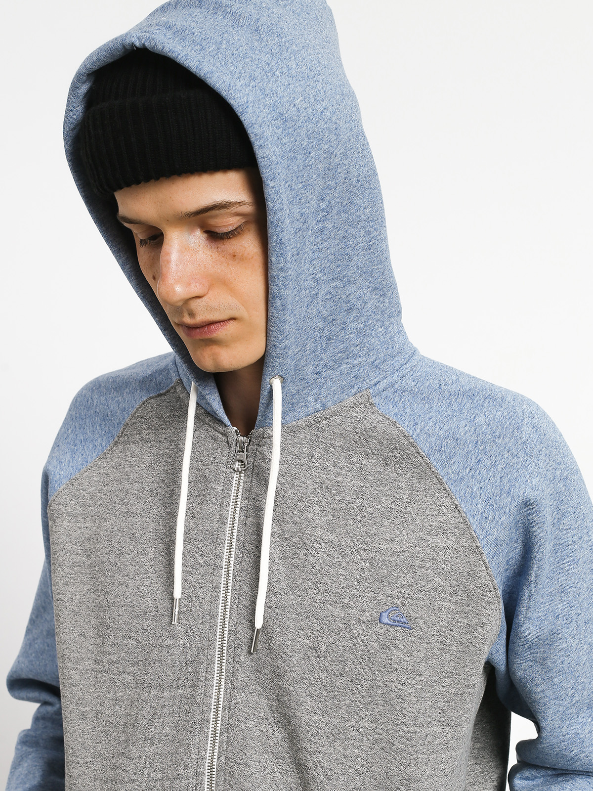 Bluza z kapturem Quiksilver Everyday ZHD (lgh/stone wash heath)