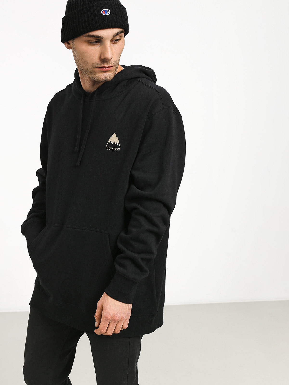 Bluza z kapturem Burton Mtn HD (true black)