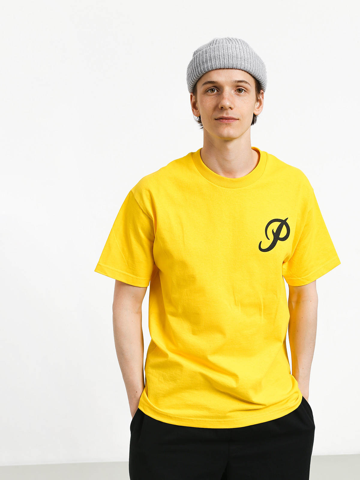 T-shirt Primitive Classic P (yellow/black)