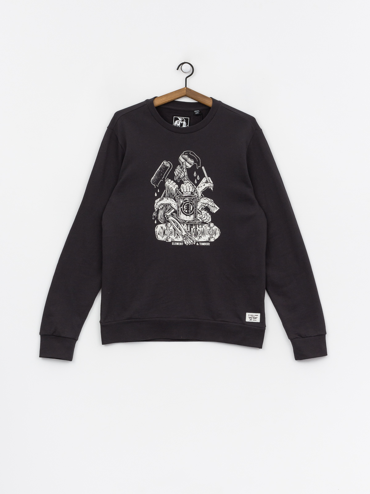 Bluza Element By Hand Crew (off black)