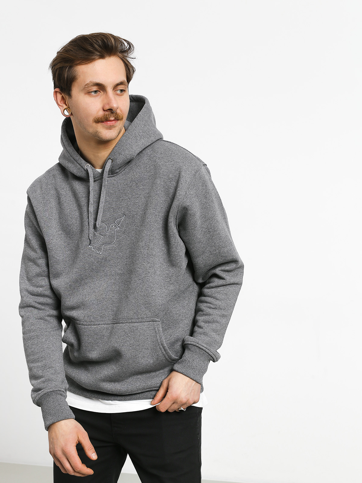 Bluza z kapturem Nervous Icon HD (grey)